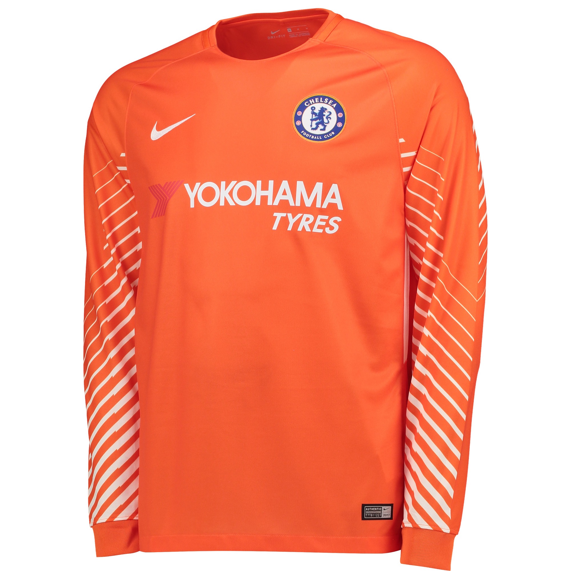 Chelsea Trikot ML Torwart 2017-18 Orange Fussballtrikots Günstig